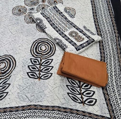 Luxury cotton Suit Set with sequence work - Yanchi