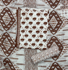 Luxury cotton Suit Set with sequence work - Yanchi