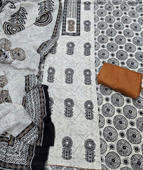 Luxury cotton Suit Set with sequence work - Yanchi