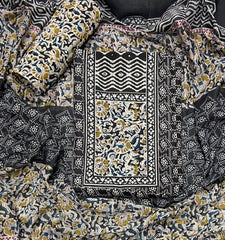 Luxury cotton Suit Set with sequence work - Yanchi
