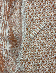Luxury cotton Suit Set with sequence work - Yanchi