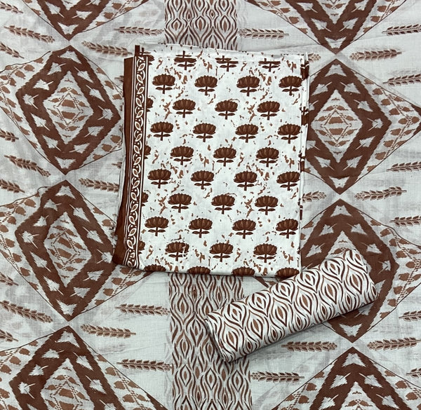 Luxury cotton Suit Set with sequence work - Yanchi