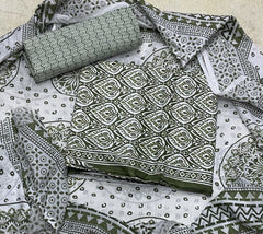 Luxury cotton Suit Set with sequence work - Yanchi