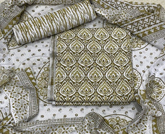 Luxury cotton Suit Set with sequence work - Yanchi