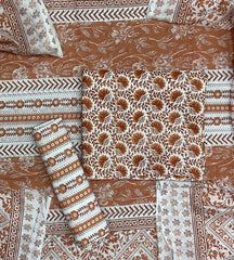 Luxury cotton Suit Set with sequence work - Yanchi