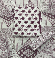 Luxury cotton Suit Set with sequence work - Yanchi