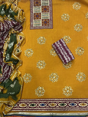 Luxury cotton Suit Set with sequence work - Yanchi