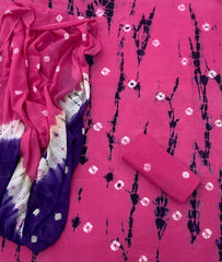 Matching Classic Tie Dye Suit (Dark - Pink - Purple) - Yanchi