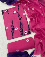 Matching Classic Tie Dye Suit (Dark - Pink - Purple) - Yanchi