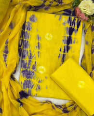 Matching Classic Tie Dye Suit (Yellow) - Yanchi