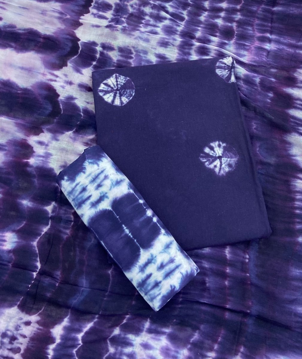 Matching Premium Tie Dye Suit (Purple) - Yanchi