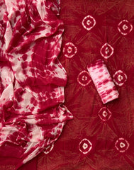 Matching Premium Tie Dye Suit (Red) - Yanchi