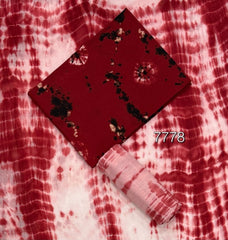 Matching Premium Tie Dye Suit set(Red) - Yanchi
