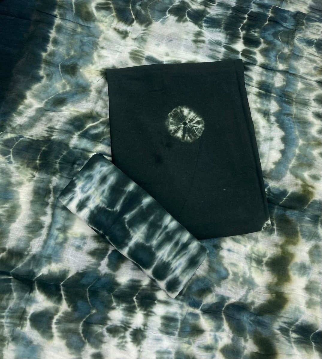 Matching Premium Tie Dye Suit(Dark - Green) - Yanchi