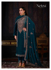 Netra Winter Velvet Suit Set - Yanchi