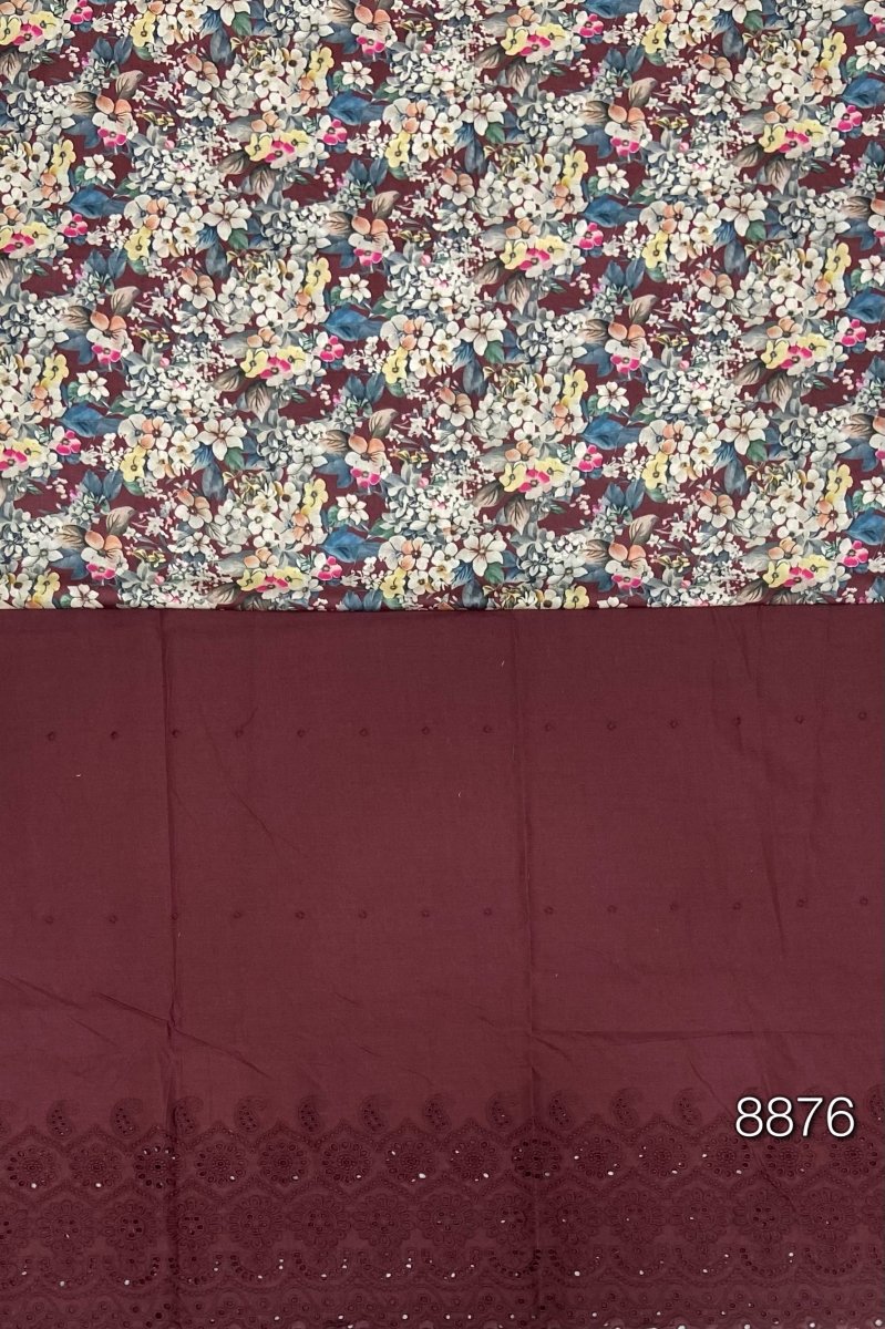 Noorani Cambric Top & Chikankari Pant - Yanchi