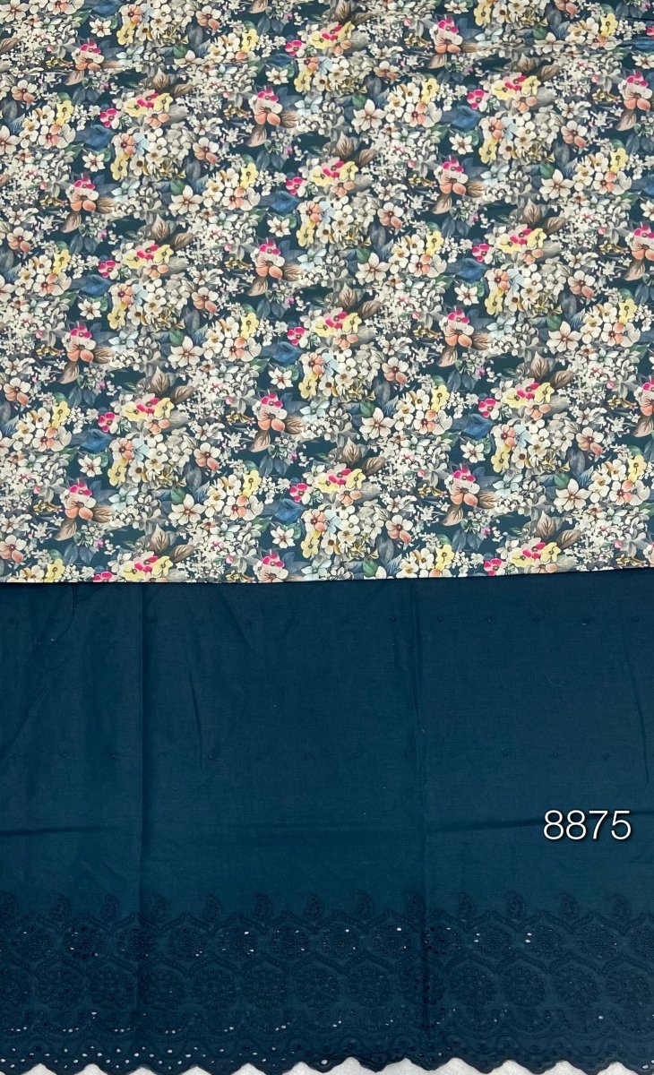 Noorani Cambric Top & Chikankari Pant - Yanchi