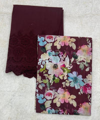 Noorani Cambric Top & Chikankari Pant - Yanchi