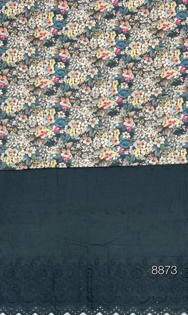 Noorani Cambric Top & Chikankari Pant - Yanchi