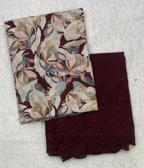 Noorani Cambric Top & Chikankari Pant - Yanchi