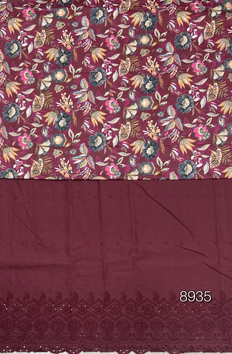 Noorani Cambric Top & Chikankari Pant - Yanchi