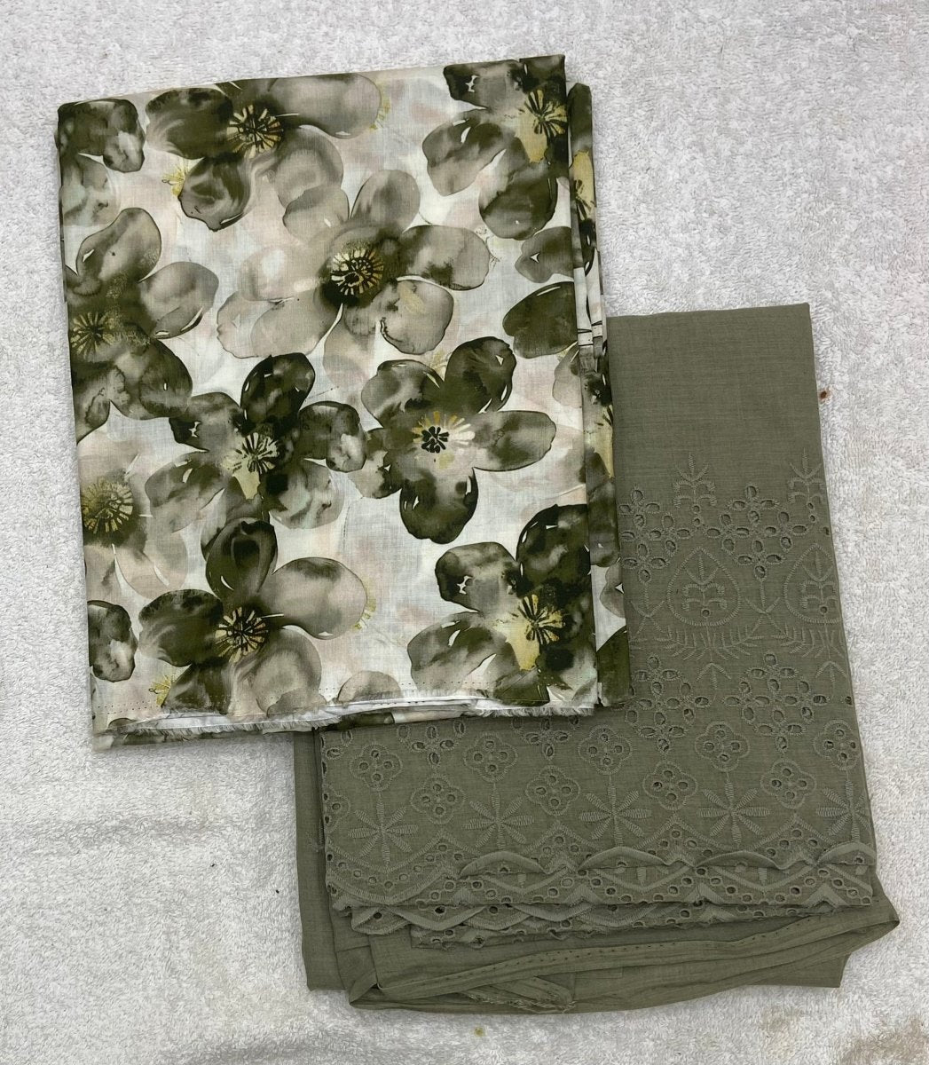 Noorani Cambric Top & Chikankari Pant - Yanchi
