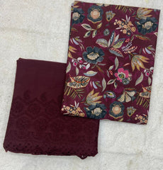 Noorani Cambric Top & Chikankari Pant - Yanchi