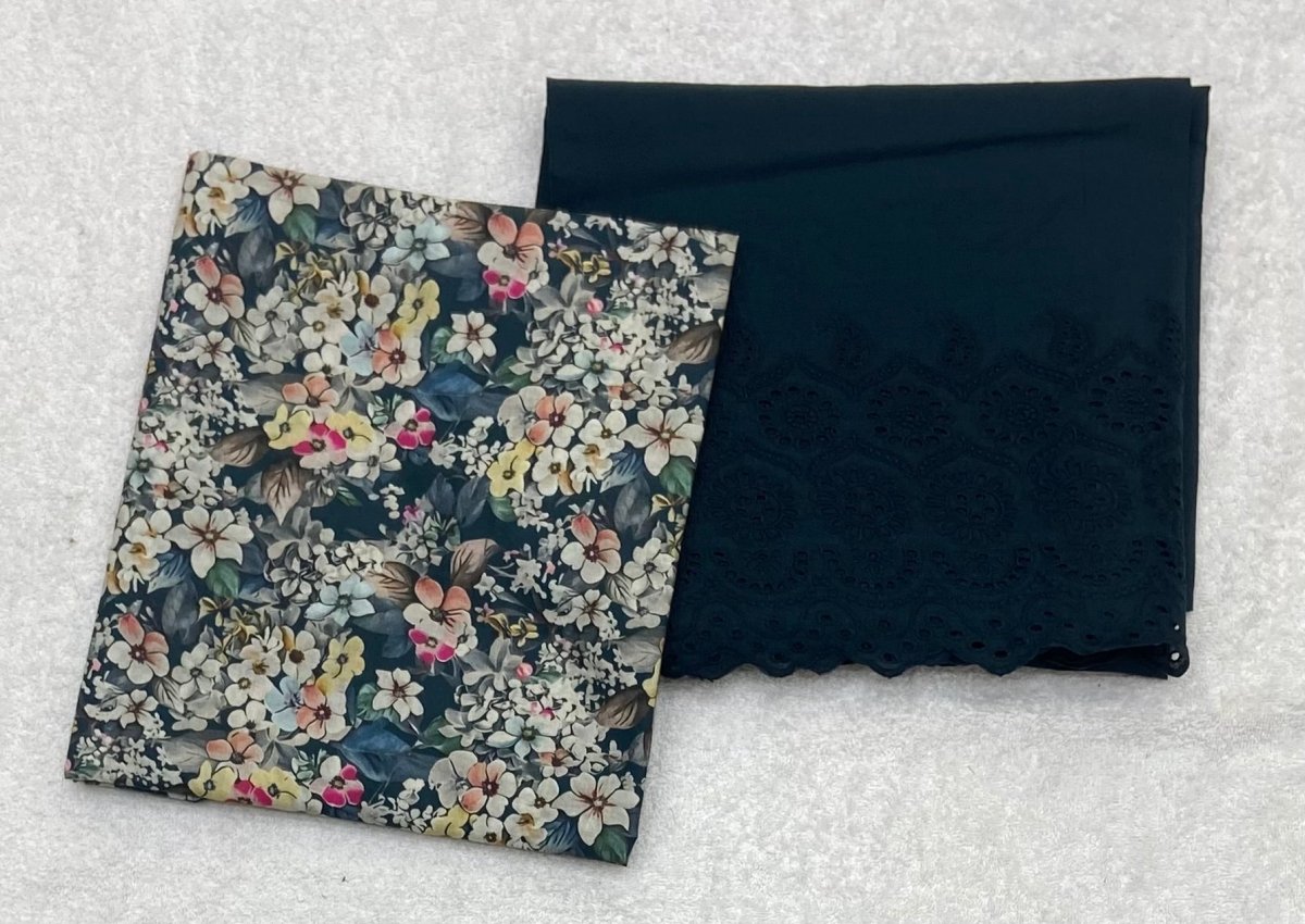 Noorani Cambric Top & Chikankari Pant - Yanchi