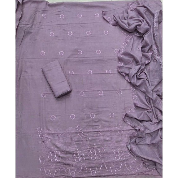 Premium Chikankari Pure Cotton Suit Set - Yanchi