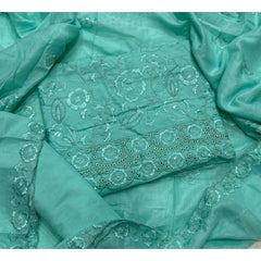 Premium Chikankari Pure Cotton Suit Set - Yanchi