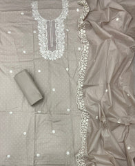 Premium Chikankari Pure Cotton Suit Set - Yanchi