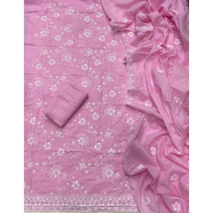 Premium Chikankari Pure Cotton Suit Set - Yanchi