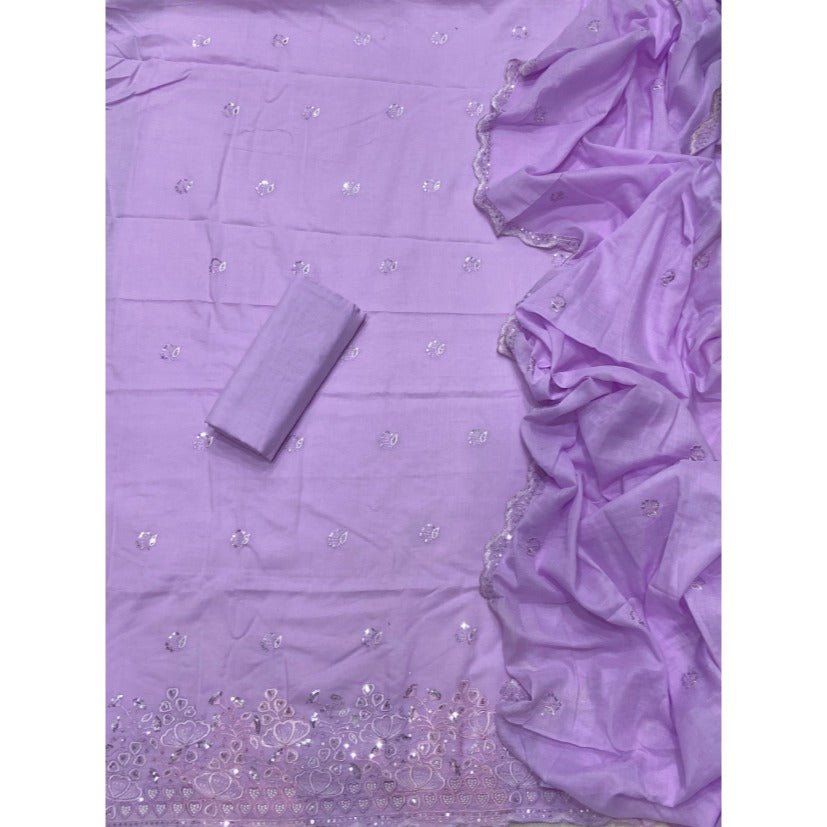 Premium Chikankari Pure Cotton Suit Set - Yanchi