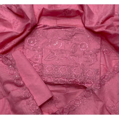 Premium Chikankari Pure Cotton Suit Set - Yanchi