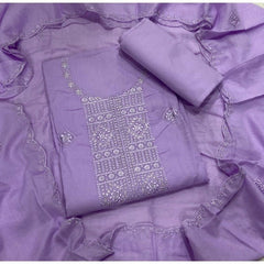 Premium Chikankari Pure Cotton Suit Set - Yanchi