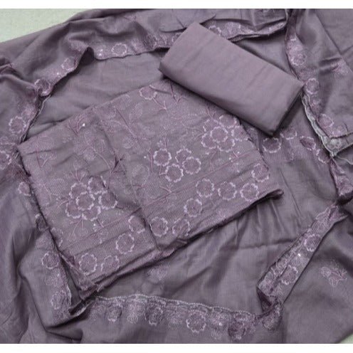 Premium Chikankari Pure Cotton Suit Set - Yanchi