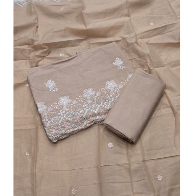 Premium Chikankari Pure Cotton Suit Set - Yanchi