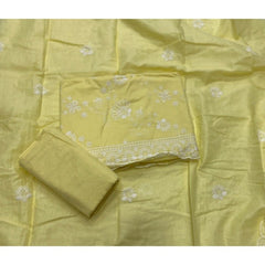 Premium Chikankari Pure Cotton Suit Set - Yanchi