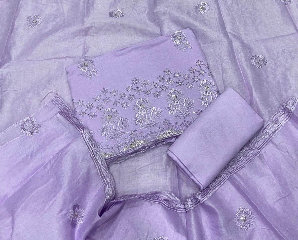 Premium Chikankari Pure Cotton Suit Set - Yanchi