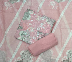 Premium Chikankari Pure Cotton Suit Set - Yanchi