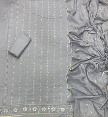 Premium Chikankari Pure Cotton Suit Set - Yanchi