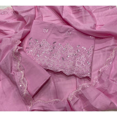 Premium Chikankari Pure Cotton Suit Set - Yanchi