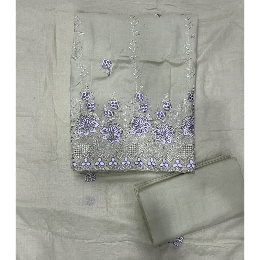 Premium Chikankari Pure Cotton Suit Set - Yanchi