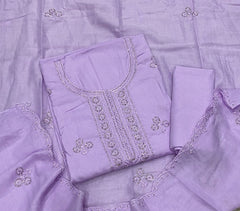 Premium Chikankari Pure Cotton Suit Set - Yanchi