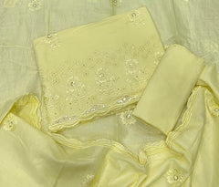 Premium Chikankari Pure Cotton Suit Set - Yanchi