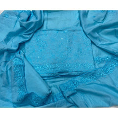 Premium Chikankari Pure Cotton Suit Set - Yanchi