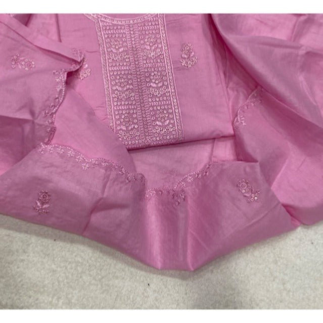 Premium Chikankari Pure Cotton Suit Set - Yanchi