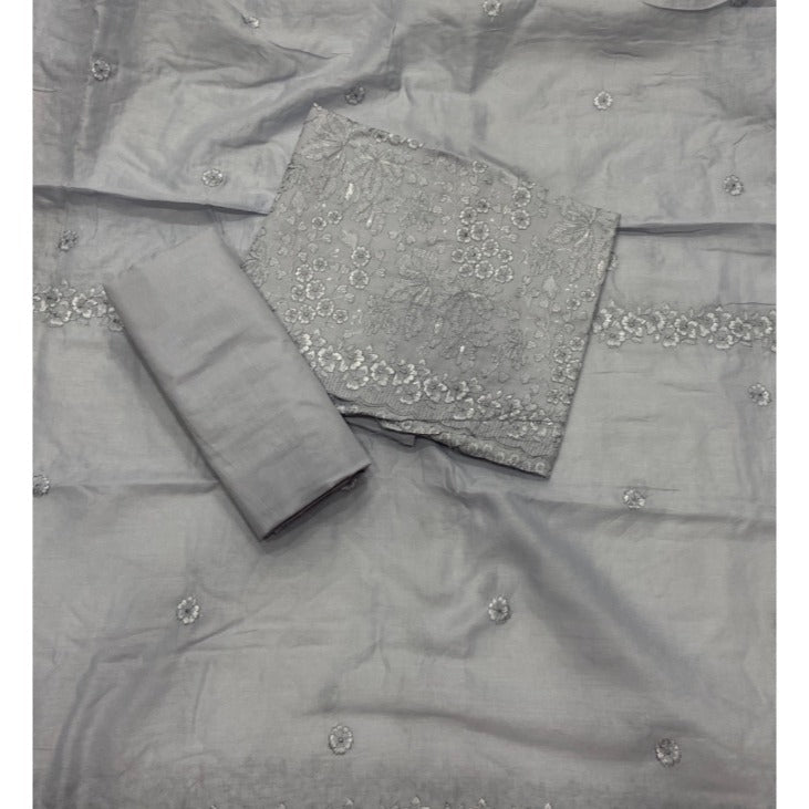 Premium Chikankari Pure Cotton Suit Set - Yanchi