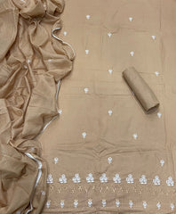 Premium Chikankari Pure Cotton Suit Set - Yanchi