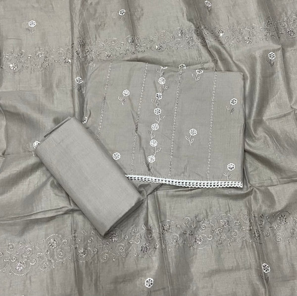 Premium Chikankari Pure Cotton Suit Set - Yanchi